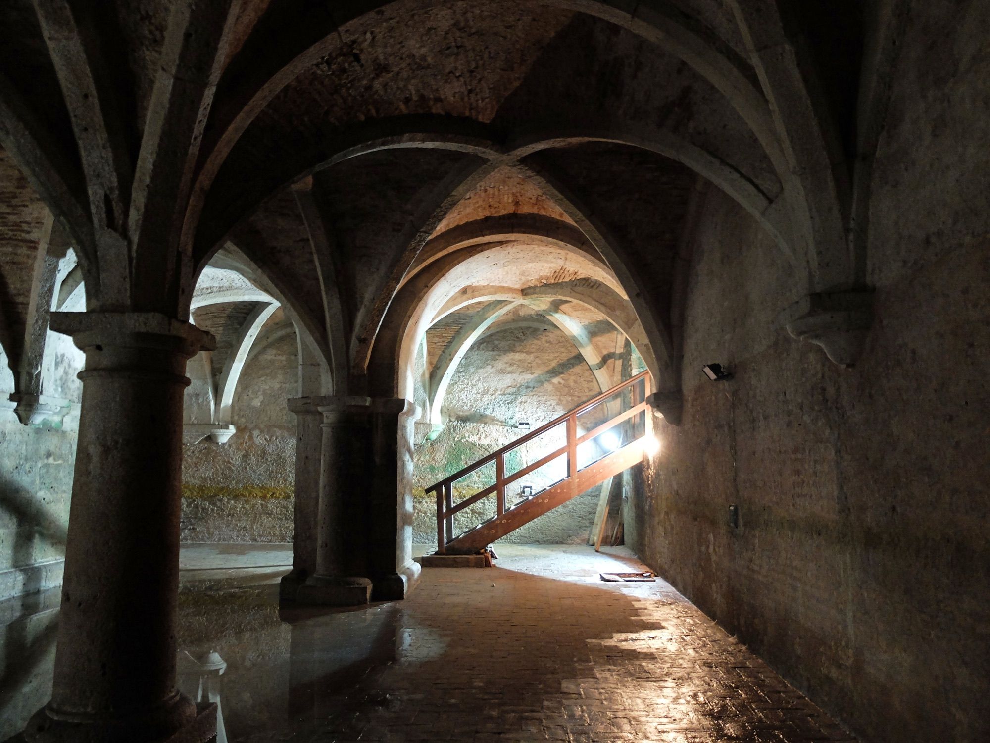 The vaulted Portuguese cistern of El Jadida