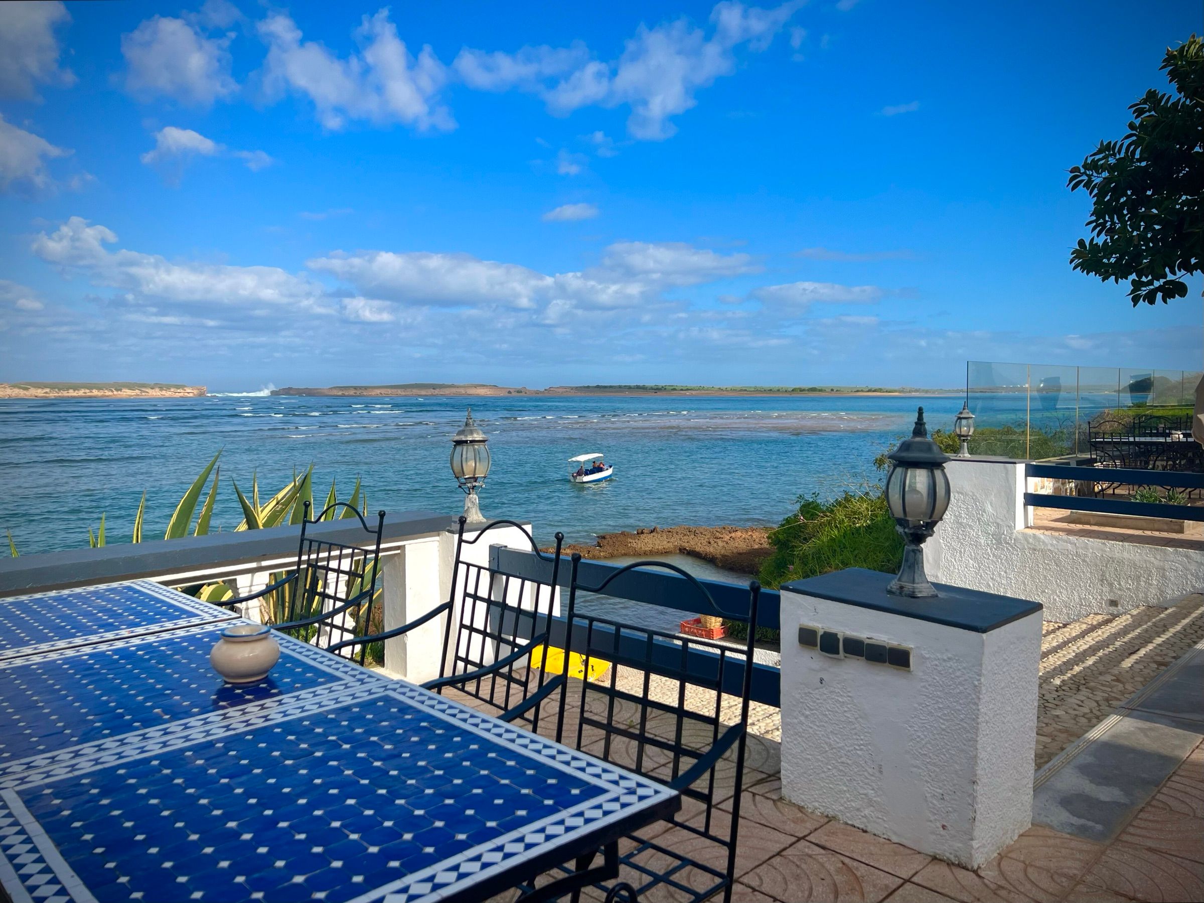 The lagoon seen from a terrace