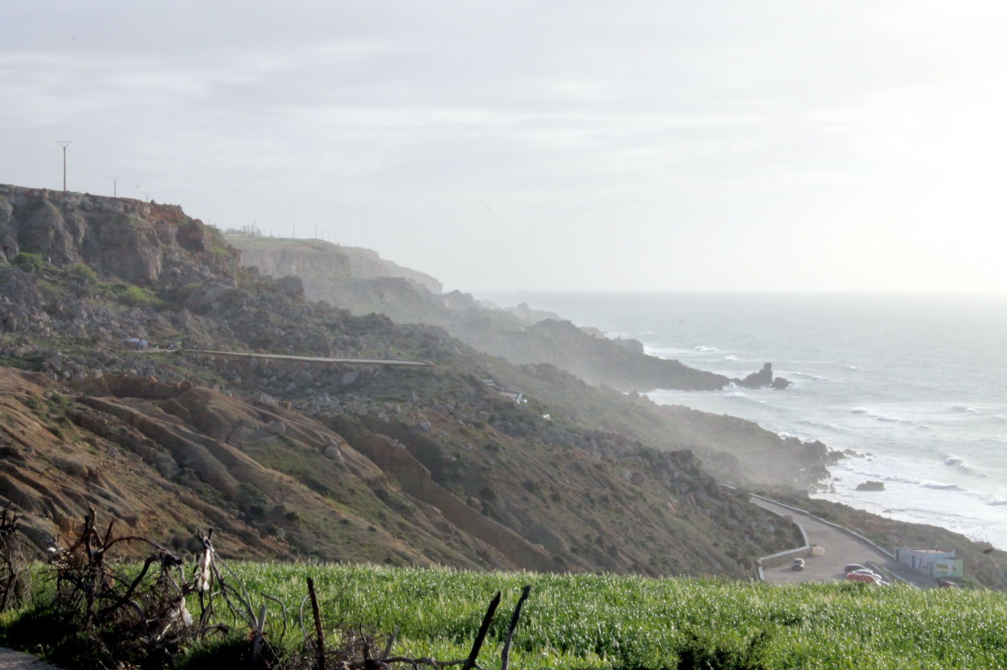 The coast and cliffs of Lalla Fatna, north of Safi